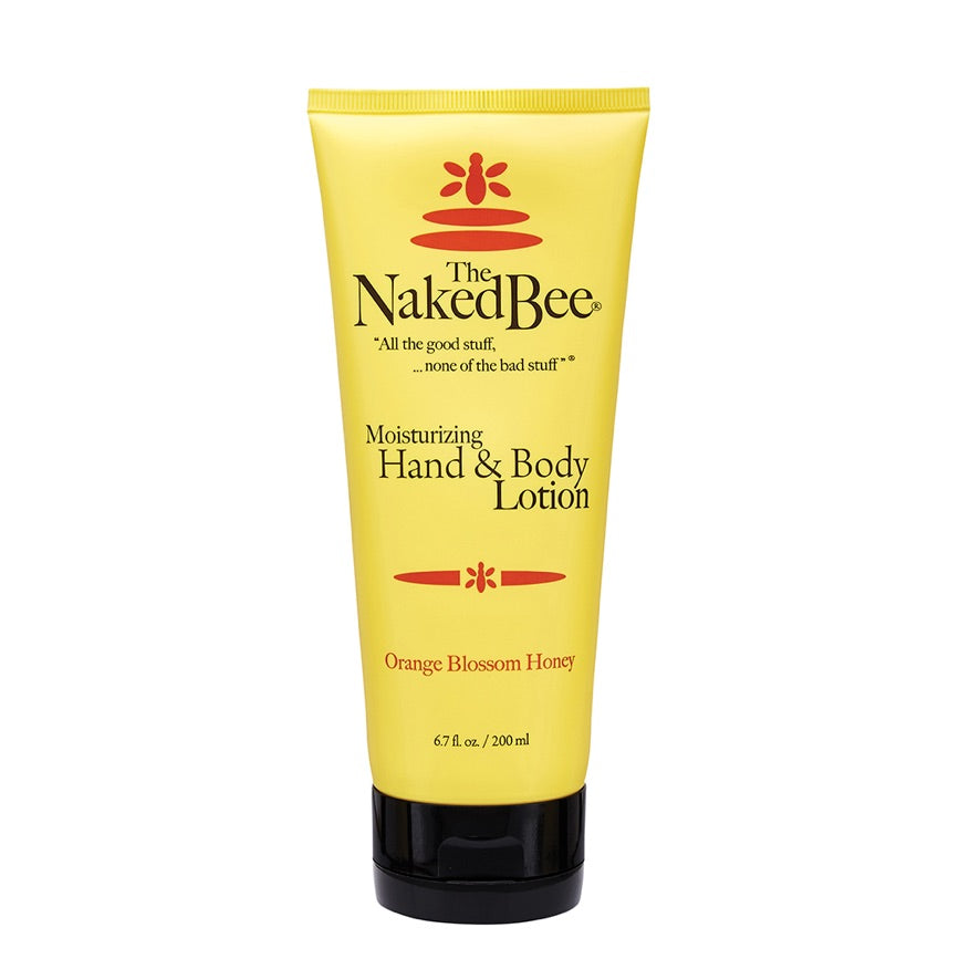 The Naked Bee The Naked Bee Orange Blossom Large Hand & Body Lotion 6.7 oz Tube available at The Good Life Boutique