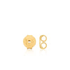 ANIA HAIE ANIA HAIE - Gold Spiral Oval Hoop Earrings available at The Good Life Boutique