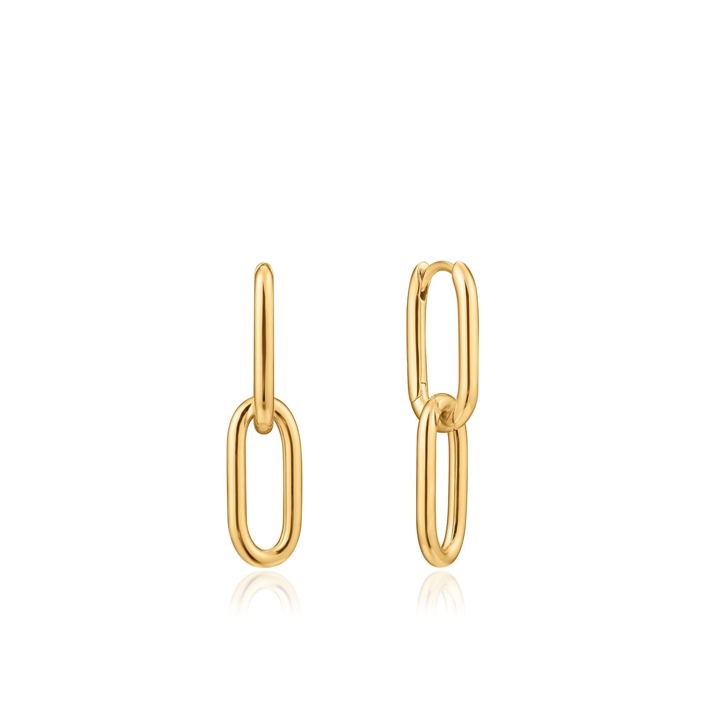ANIA HAIE ANIA HAIE - Gold Cable Link Earrings available at The Good Life Boutique