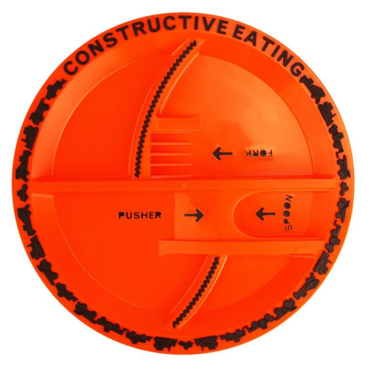 Constructive Eating Constructive Eating Construction Plate available at The Good Life Boutique