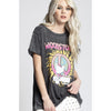 Recycled Karma Woodstock Peace Love & Music Burnout Tee available at The Good Life Boutique