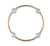 Made As Intended 8mm Starlight Crystal Blessing Bracelet With Gold Links available at The Good Life Boutique