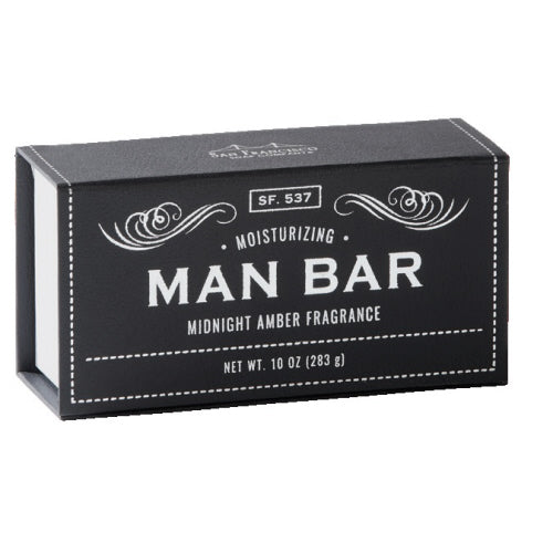 Commonwealth Soap & Toiletries Midnight Amber Man Bar available at The Good Life Boutique