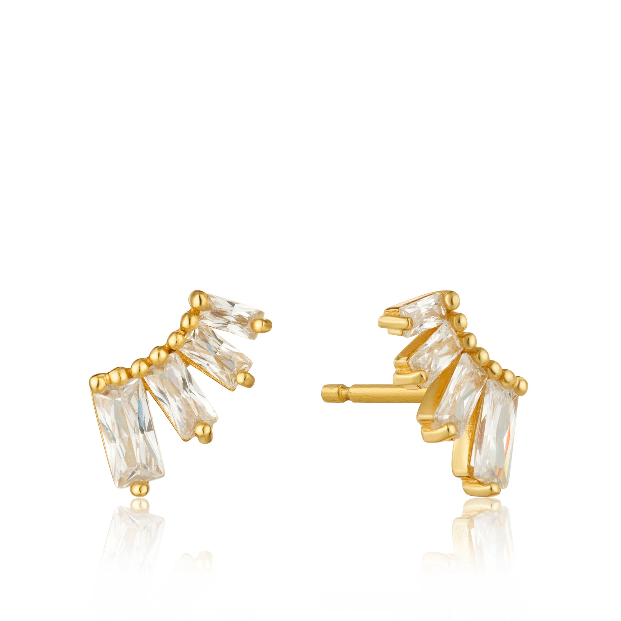 ANIA HAIE ANIA HAIE - Gold Glow Bar Stud Earrings available at The Good Life Boutique