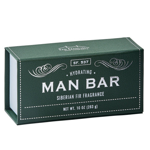 Commonwealth Soap & Toiletries Siberian Fir Hydrating Man Bar available at The Good Life Boutique