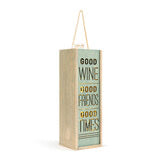 Demdaco Good Wine & Good Friends Lantern available at The Good Life Boutique