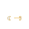 ANIA HAIE ANIA HAIE - Moon Gold Stud Earrings available at The Good Life Boutique