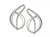 Ed Levin E.L. Designs (Formerly Ed Levin) - Allegro - Earring S/S Small available at The Good Life Boutique