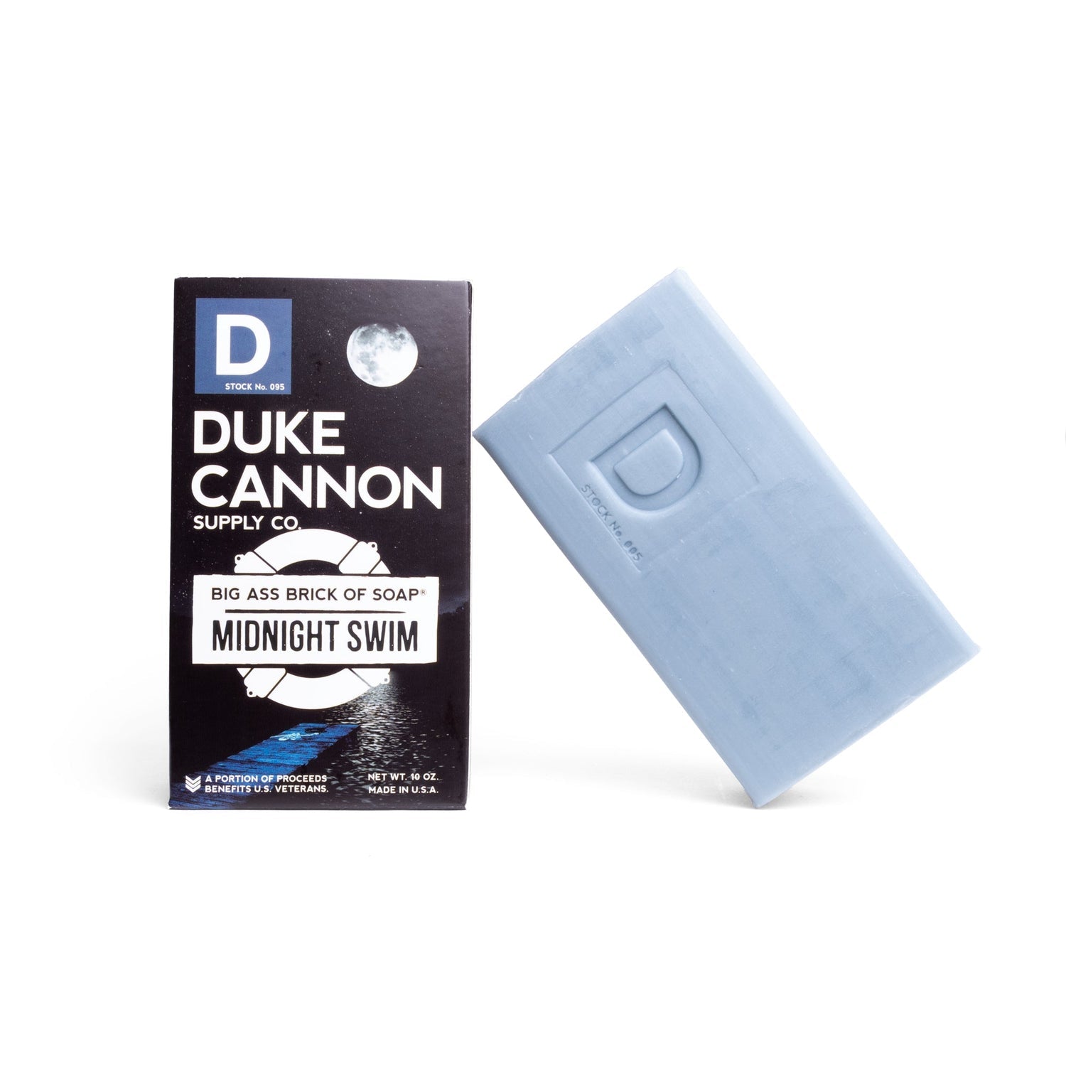 Duke Cannon Big Ass Brick Of Soap - Midnight Swim available at The Good Life Boutique