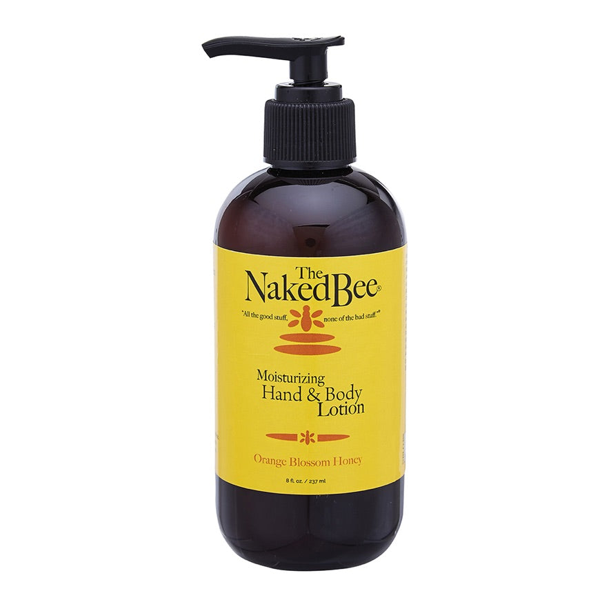 The Naked Bee The Naked Bee Orange Blossom Honey Moisturizing Hand and Body Lotion 8oz Pump available at The Good Life Boutique