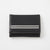 Baekgaard Ltd. Trifold Wallet Micro Black available at The Good Life Boutique