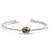 Dune Jewelry Dune Jewelry - Beaded Cuff Bracelet - Oval Silver available at The Good Life Boutique