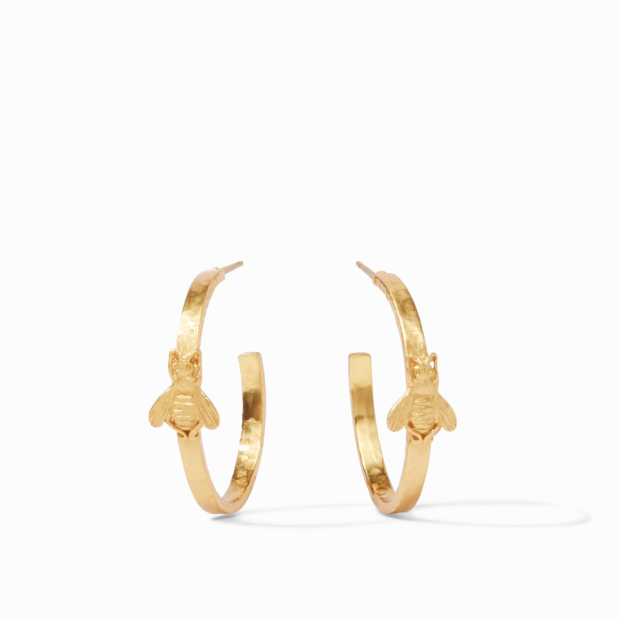 Julie Vos Julie Vos - Bee Hoop Earring Gold available at The Good Life Boutique