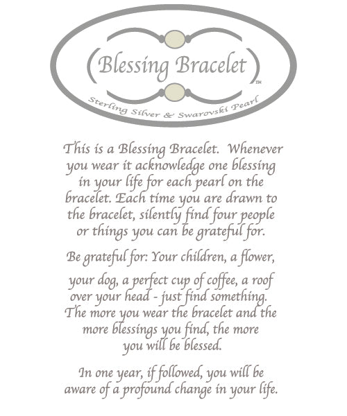 Made As Intended 12mm Howlite Blessing Bracelet available at The Good Life Boutique