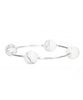 Made As Intended 12mm Howlite Blessing Bracelet available at The Good Life Boutique