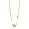 Dune Jewelry Dune Jewelry - Blue Lagoon  Aquamarine Necklace By Camille Kostek 14K Gold Vermeil available at The Good Life Boutique