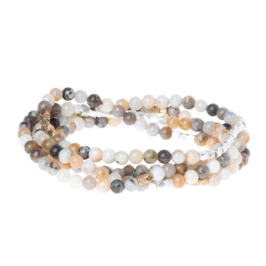 Scout Curated Wears Scout Curated Wears - Stone Wrap Bracelet/Necklace - Mexican Onyx - Stone of Confidence available at The Good Life Boutique