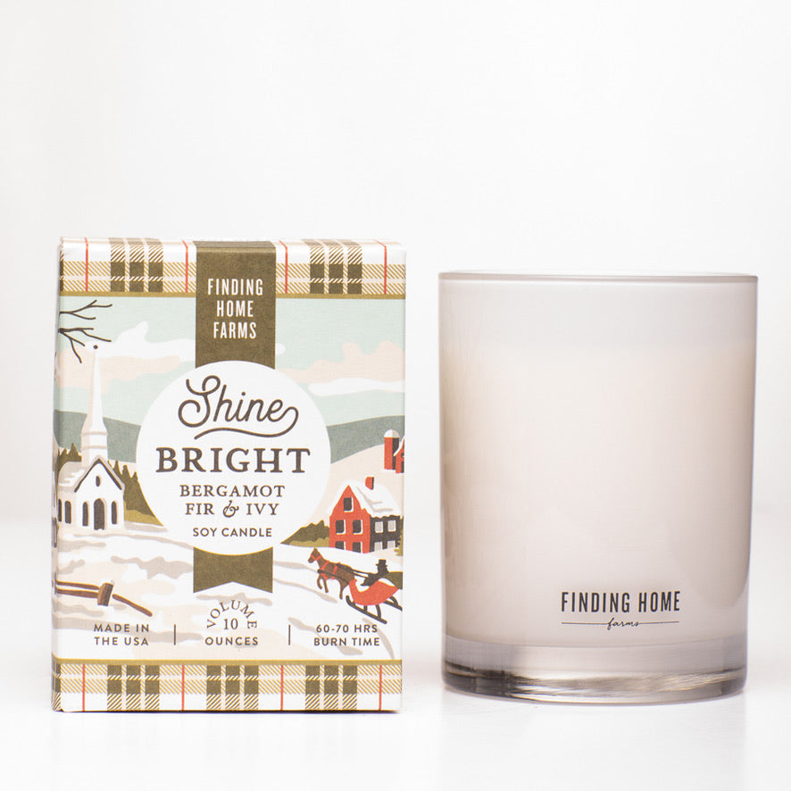 Finding Home Farms Shine Bright Soy Candle Collection - Boxed Candle - 10 oz available at The Good Life Boutique