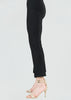 Clara Sunwoo Clara Sunwoo Center Seam Front Slit Ankle Pant  - Black available at The Good Life Boutique