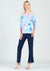Clara Sun Woo Clara Sunwoo Center Seam Front Slit Ankle Pant  - Navy available at The Good Life Boutique