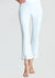 Clara Sun Woo Clara Sunwoo Center Seam Front Slit Ankle Pant  - White available at The Good Life Boutique