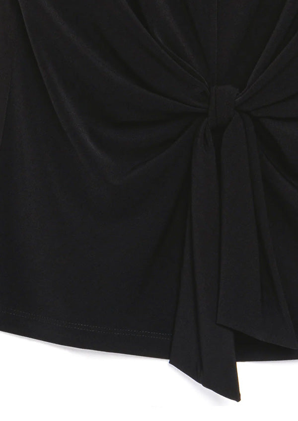 Clara Sunwoo Clara Sunwoo - Sleeveless Center Front Tie Top  - Black available at The Good Life Boutique