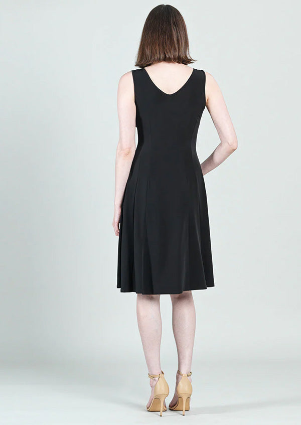 Clara Sunwoo Clara Sunwoo V-Neck Sleeveless Little Black Dress w/Princess Seams available at The Good Life Boutique