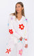 Crush Crush Cashmere V-Neck Sweater - Blossom Malibu V -Organic White with Colors available at The Good Life Boutique