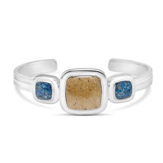 Dune Jewelry Dune Jewelry - Cushion Cut Nautical Cuff Bracelet available at The Good Life Boutique