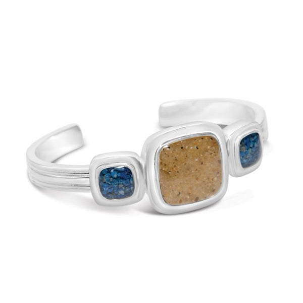 Dune Jewelry Dune Jewelry - Cushion Cut Nautical Cuff Bracelet available at The Good Life Boutique