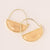 Scout Curated Wears Scout Curated Wears - Stone Prism Hoop - Citrine/Gold available at The Good Life Boutique