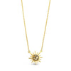 Dune Jewelry Dune Jewelry - Delicate Dune Sunburst Necklace - 14K Gold Vermeil available at The Good Life Boutique