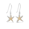 Dune Jewelry Dune Jewelry - Delicate Starfish Drop Earrings - LBI Sand available at The Good Life Boutique