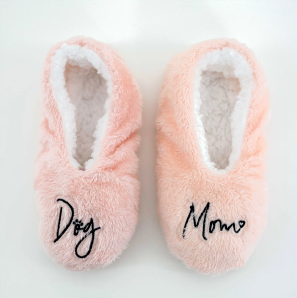 Faceplant Dreams Dog Mom Classic Footsie - Pink available at The Good Life Boutique