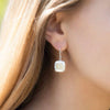 Dune Jewelry Dune Jewelry - Cushion Cut Nautical Earrings available at The Good Life Boutique