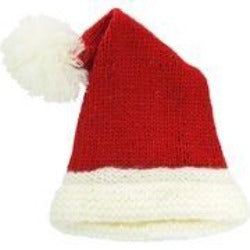 Huggalugs Santa Red Sparkle Stocking Hat available at The Good Life Boutique