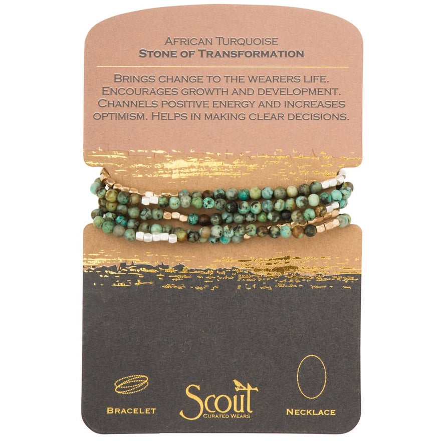 Scout Curated Wears Scout Curated Wears - African Turquoise - Stone of Transformation available at The Good Life Boutique