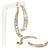 JacquelineKent Jacqueline Kent - Earrings Split Hoop Gold available at The Good Life Boutique