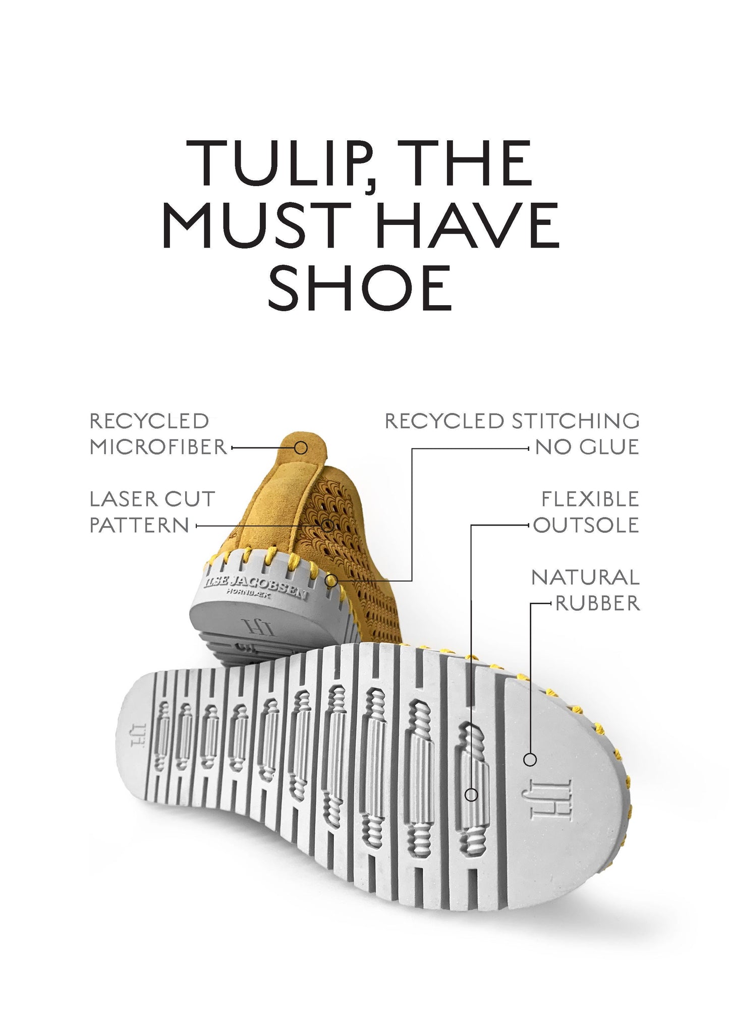 Lines of Denmark Ilse Jacobsen Tulip Slip-On With White Sole - Army available at The Good Life Boutique