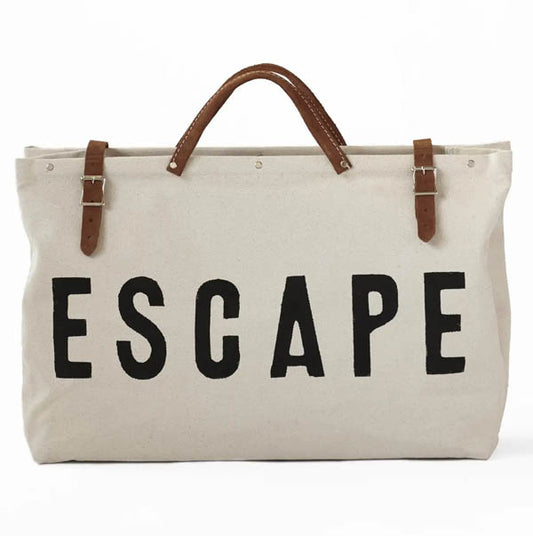 Forestbound Escape Canvas Utility Bag - Natural - Without Shoulder Strap available at The Good Life Boutique