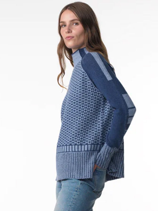 Zaket & Plover Zaket & Plover - Fairisle Intarsia Sweater available at The Good Life Boutique