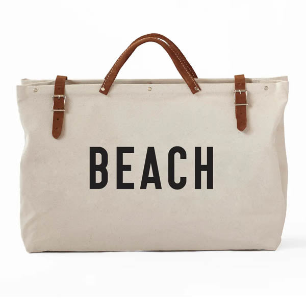 Forestbound Beach Canvas Utility Bag - Natural available at The Good Life Boutique