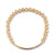 Made As Intended Sorriso In Golden Shadow Crystal and Gold Blessing Bracelet- 7.5" available at The Good Life Boutique