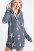 Hopely Oversized Multi Sized Star Hood With Kangaroo Pocket available at The Good Life Boutique