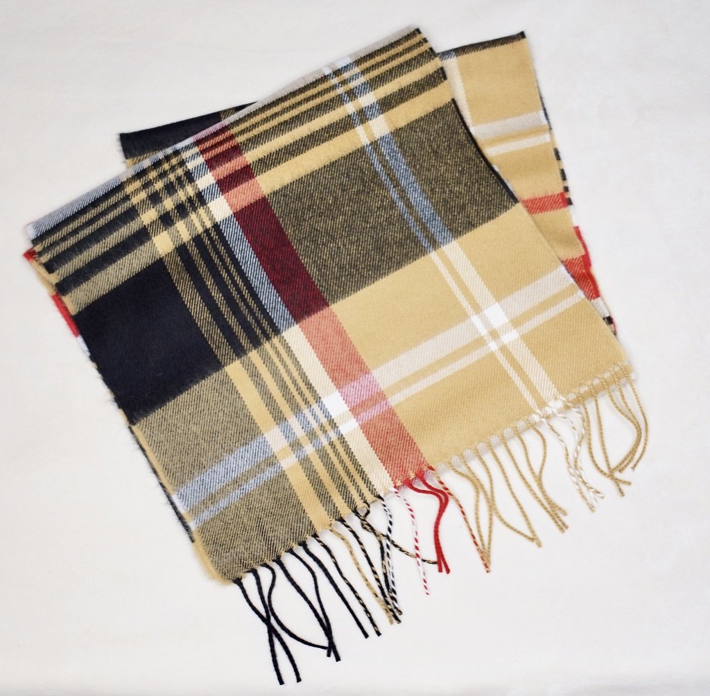 Seattle Silver Cashmere Scarf available at The Good Life Boutique