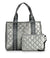 Haute Shore LTD Jaime-Iron - Pewter Leatherette Quilted Puffer - Gunmetal Strap available at The Good Life Boutique