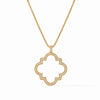 Julie Vos Julie Vos - Odette Pendant Gold Cubic Zirconia available at The Good Life Boutique