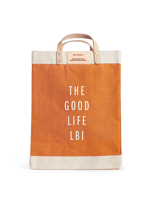 Apolis Holdings Customized The Good Life LBI Market Tote Bag available at The Good Life Boutique