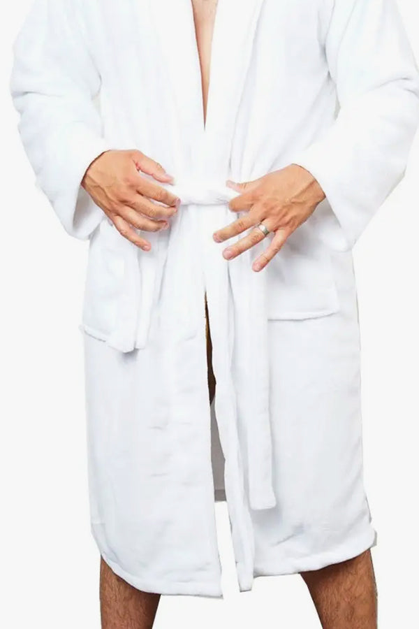 LA Trading Co Luxe Plush Robe - Superdad available at The Good Life Boutique