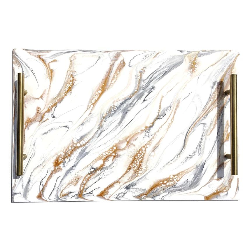 Lynn & Liana Serveware Lucite Serving Trays With Handles available at The Good Life Boutique